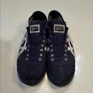 Onitsuka Tiger by Asics Men's Dark Blue Canvas Sneakers